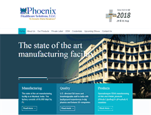 Tablet Screenshot of phoenixhealthcaresolutions.com